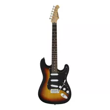 Guitarra Strato Aria Pro 2 Stg-003 Captadores Single-coil Cor Tone Sunburst Orientação Da Mão Destro