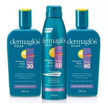 Dermaglós Solar Combo Protección Completa Para Adultos