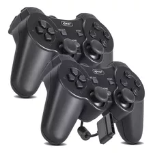 Kit 2 Controle Joystick Ps2 Playstation 2 Manete Dualshock