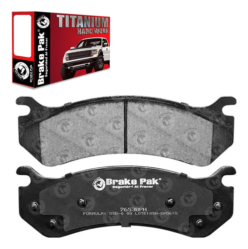 Pastillas De Frenos Marca Brake Pak Para Cadillac Escalade Foto 2