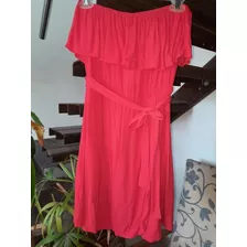 Vestido Rojo Strapples Para Las Fiestas O Casual