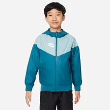 Campera Para Niño Nike Sportswear Windrunner Verde