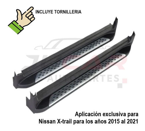Estribos Importacin Tipo Granoso Nissan Xtrail 2015-2021 Foto 2