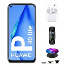 Huawei P40 Lite Con Doble Tarjeta Sim, 128 Gb, Negro Oscuro,