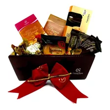 Cesta Para Presente Kit 20 Chocolates Cacau Show Promoção