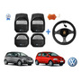 Tapetes 3d Logo Vw + Cubre Volante Polo 2014 A 2022 2023