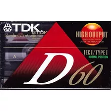 Tdk D6060-minute Cassettes: 5-pack