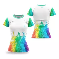 Camisa Dry Fit Blusa Feminina Treino Academia Proteção Uv 