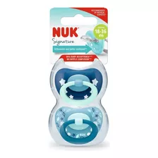 Nuk Chupete Silicona Signature Azul Etapa 3 (18-36 Meses) 