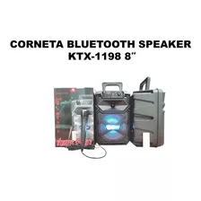 Corneta Bluetooth Kts-1198 8 Con Control Microfono