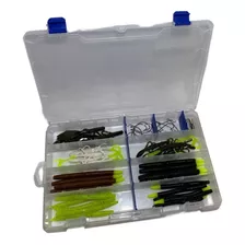 Kit De Inicio Pesca Lobina Con Caja Para Señuelos Efectivos