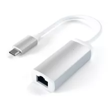 Adaptador Satechi Usb-c A Gigabit Ethernet Para Macbook / Apple / Windows Color Silver