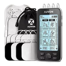 Auvon - Unidad Tens De 4 Salidas, Estimulador Muscular Ems P