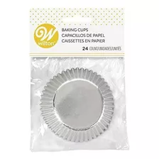 Wilton 415-207 Bakecups Lamina De Plata 24ct