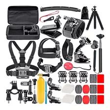 Kit Acessórios Compatível C/ Gopro 9/10/11 Dji Osmo 4k 50pcs