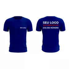 Camisa Camiseta Uniforme Logotipo Em Silkscreen Kit 09 Pçs