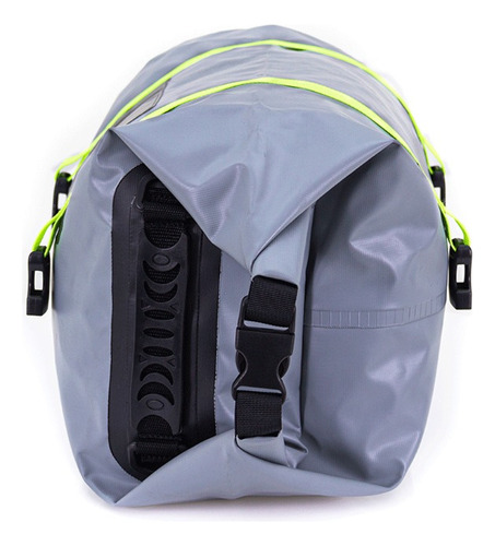 Maleta Universal Impermeable Moto Drybag C25 Lts Gris Verde Foto 3