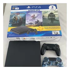 Sony Playstation 4 Slim 1tb Hdr Color Negro Azabache
