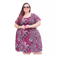 Vestido Feminino Plus Size Barato Soltinho Revenda Top Verão