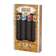 Cuba Estuche Perfume X 4 Unidades