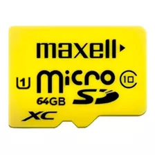 Memoria Micro Sd Maxell Sdxc 64gb Clase 10
