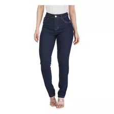 Calça Jeans Feminina Skinny Lycra Cós Alto Envio Imediato