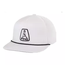 Boné Ping Mr Ping Tag Snapback Hat 2023 - Branco/preto