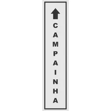 Campainha Seta Para Cima Placa