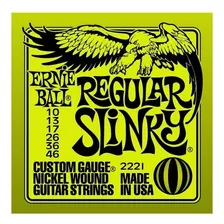Cuerdas Ernie Ball Regular Slinky 2221 .10