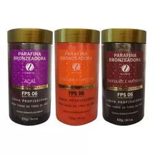 Kit Duotrato Com 3 Parafinas Chocolate + Acai + Ceoura 830g