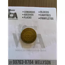 Moedas Antigas Do Floriano Peixoto De 2000 Reis De 1939