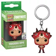 Fortnite Tricera Ops Keychain Pocket Llavero Funko Pop