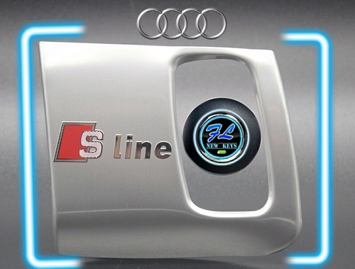 Embellecedor Switch De Encendido Audi Logo Sline A4 S4 A5 S5 Foto 3