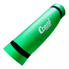 Tapete De Yoga Com Textura Cressi Comfort Cor Verde