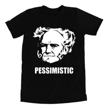 Camiseta Camisa Schopenhauer Pessimistic Camisa Filosofia