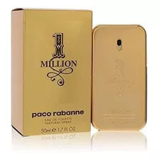 1 Million Paco Rabanne Eau De Toilette, 50 Ml, Perfume Para Hombre
