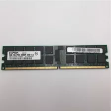 Memoria Ram 2gb Pc2-5300p Ebe21ad4ajfa 6e E Elpida Servidor