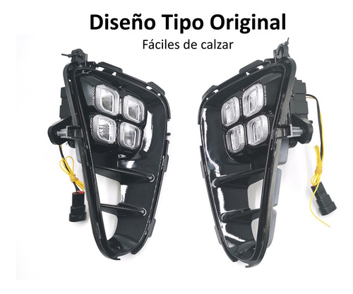 Luces Drl Tipo Exploradora Kia Picanto 2018-2023 Foto 3