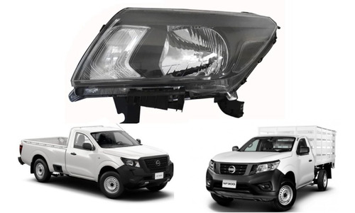 Faro Nissan Np300 2017 2018 2019 2020 2021 2022 2023 F/negro Foto 4