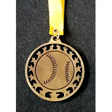 10 Medallas Metálicas Béisbol