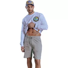 Bermuda Short Next & Co Para Hombre Gris Berm