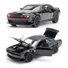 Miniatura Dodge Challenger Srt Escala 1:32 Abre Portas Luzes