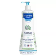 Gel De Banho Mustela Bebê Suave Corpo 750ml