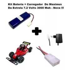 Kit Bateria E Carregador Maximus Da Estrela 7.2v 3000 Mah