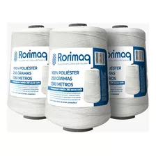 Kit Fio Linha Para Costura De Sacaria 100% Poliéster 40un