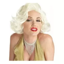 Fantasia Peruca Marilyn Monroe Cosplay Festas Eventos