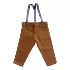 Calça Infantil Com Regulagem Suspensorio Para Bebe Envio Já