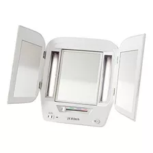 Espejos Para Maquillaje - Jerdon Jgl12 w Trifold Espejo 5 x 