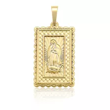 Dije Medalla Virgen De Guadalupe Oro 14k Lam Regalo Casual