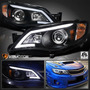 Black Fits 2008-2011 Subaru Impreza Wrx Outback Led Stri Kg1